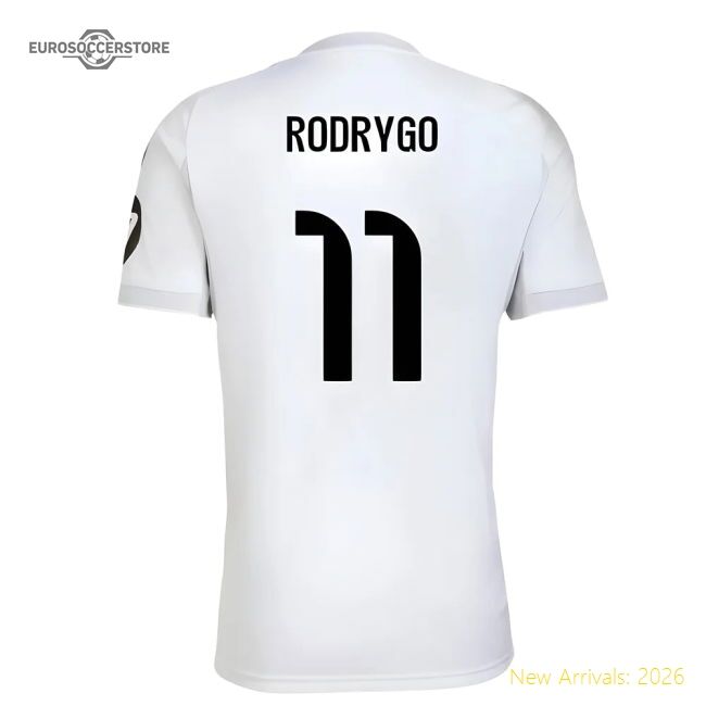 2025-2026 Real Madrid Main Jersey (rodrygo 11) - Unbeatable Value
