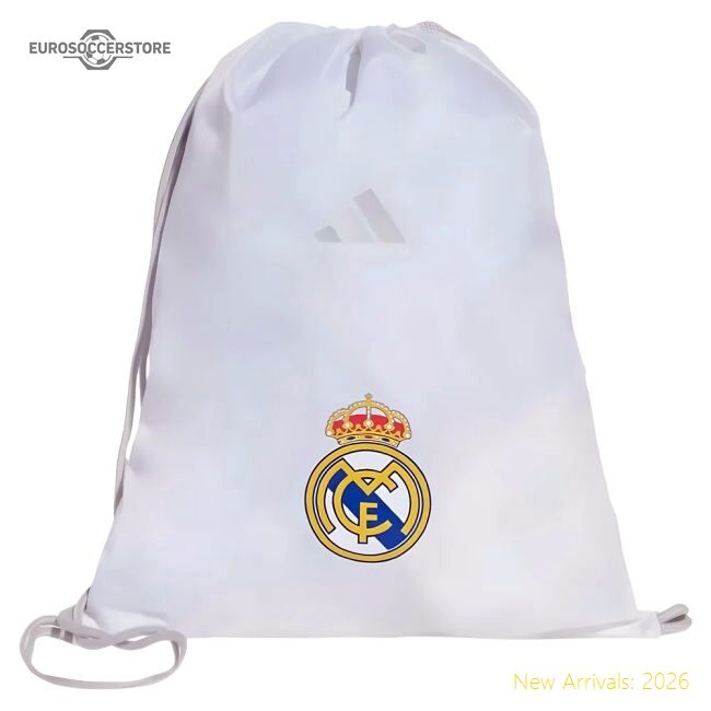 2025-2026 Real Madrid Gym Sack (white) - Unbeatable Value