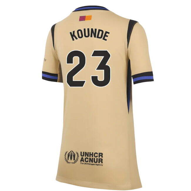 2025-2026 Barcelona Away Shirt (Kids) (Kounde 23)