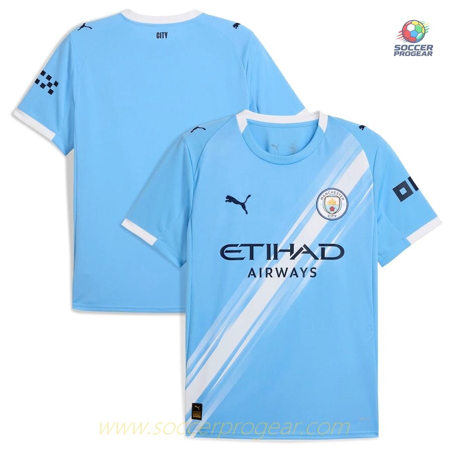 Manchester City Home Football Team Jersey 2025/26 Collection