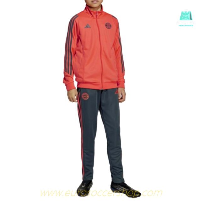 2025-2026 Bayern Munich Tracksuit (Easy Coral) - Kids