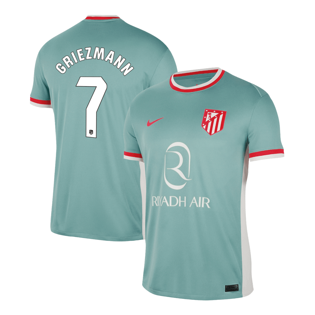 Atletico Madrid 2425 Away Football Shirt 7 Griezmann - Official