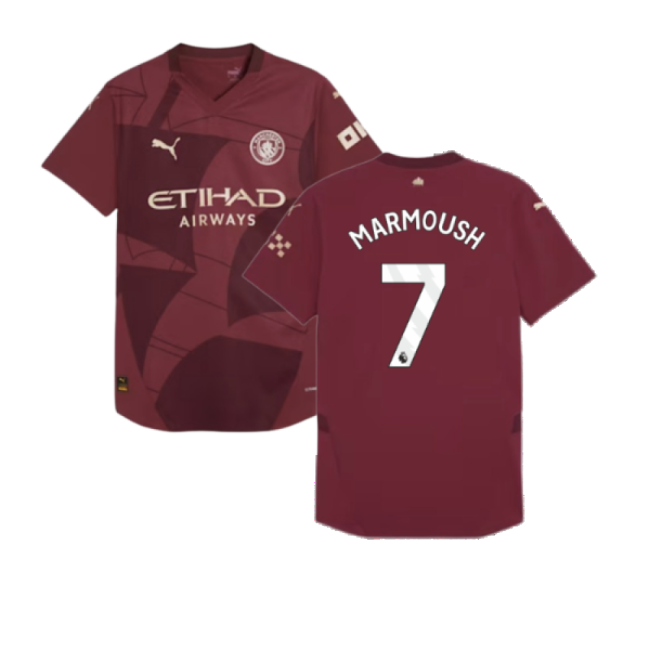 Breathable 2024-2025 Third Discounted Marmoush 7 - Adults EPL Shi#545