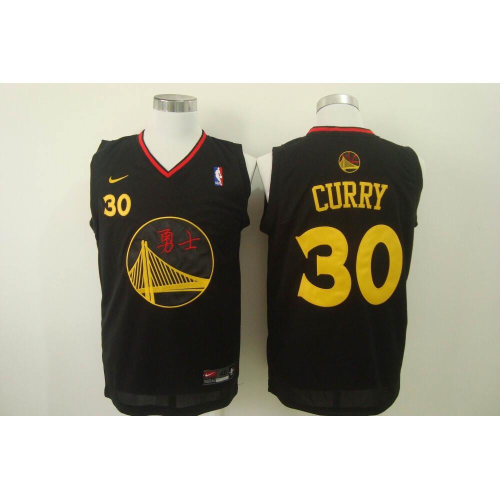 Premium Golden State Warriors Stephen Curry30 Jersey Black - NBA Collection