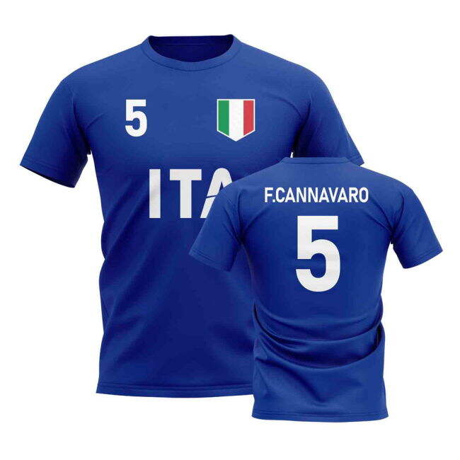 Fabio Cannavaro Country Code Hero T-Shirt (Blue) Oranje