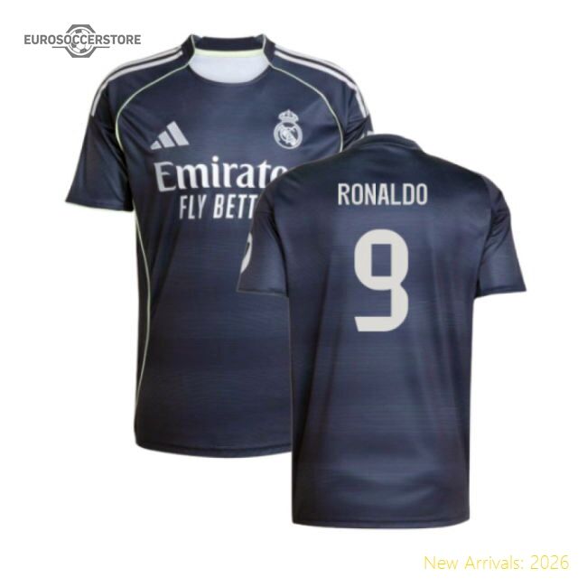 Premium 2025-2026 Real Madrid Away Jersey (ronaldo 9) - Unique Style