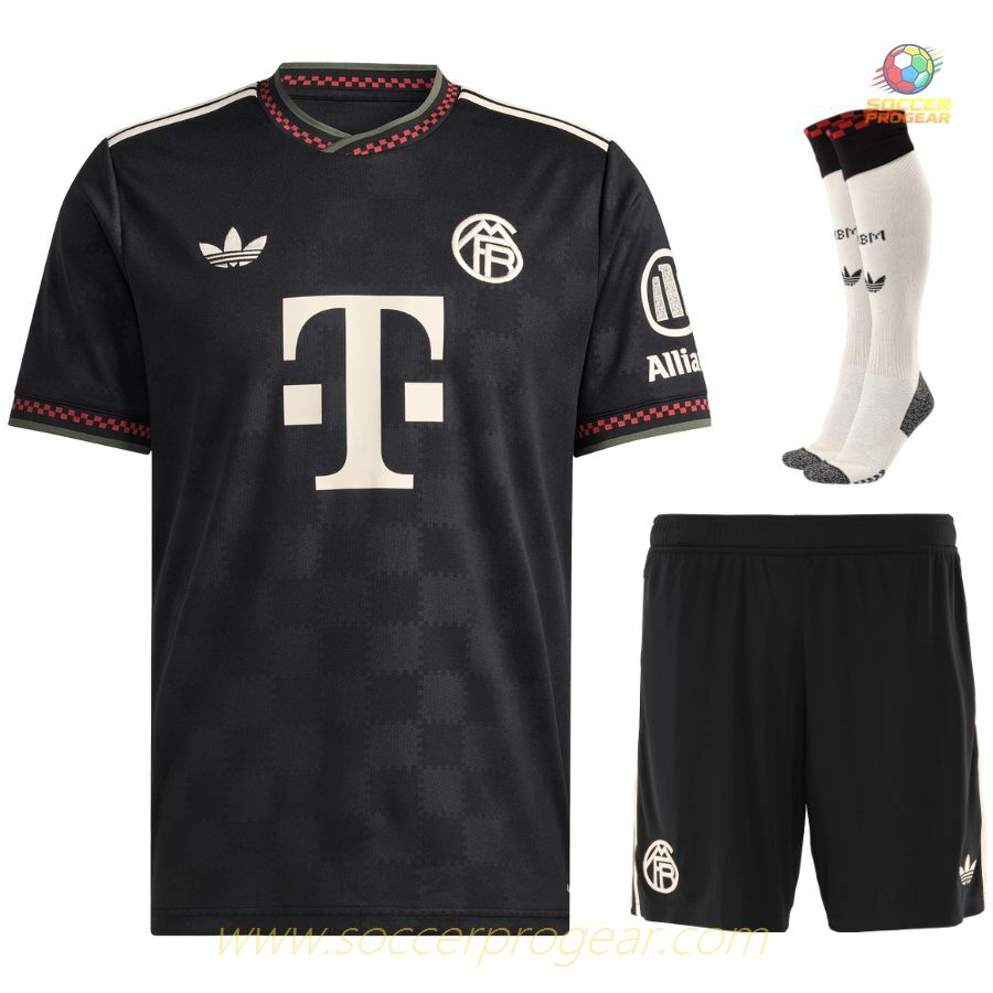 Football Jersey Football Jersey Set Youth Bayern Munich Third 2025-26 Edition