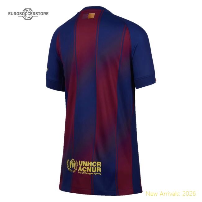 Barcelona Lewandowski Home Jersey Laliga Santander Performance Fabric