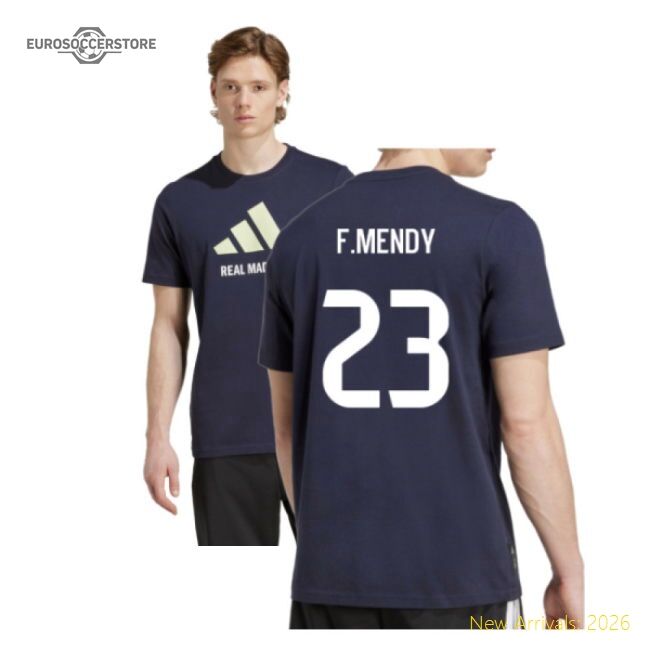 Luxury 2025-2026 Real Madrid Seasonal Graphic Tee (legend Ink) (fm