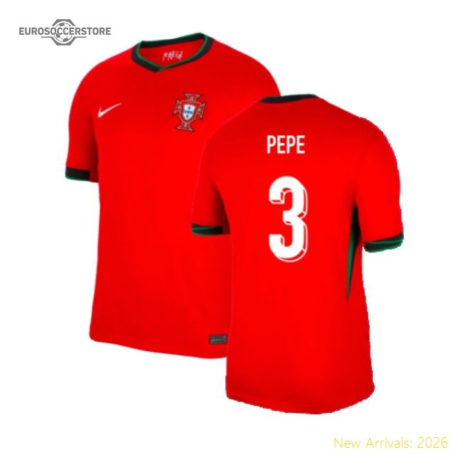 Authentic 2024-2025 Portugal Classic Home Uniform (pepe 3