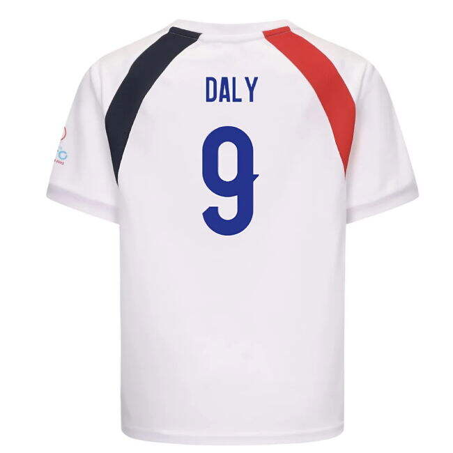 Kids Licensed 2025-2026 England European Football Home Kit (DALY 9)