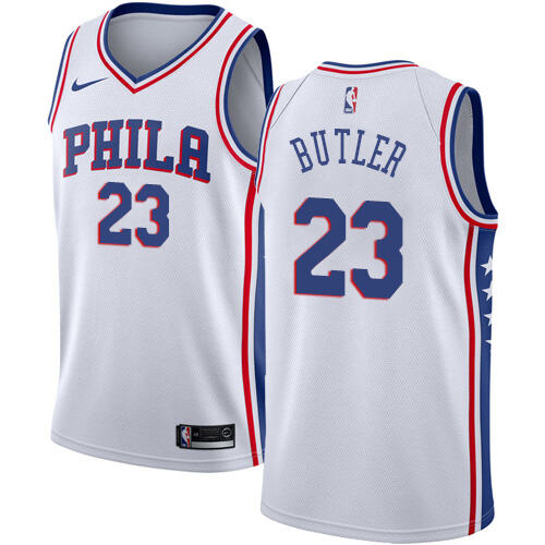 76ers #23 Jimmy Butler Professional 2024 Icon NBA Jersey - White