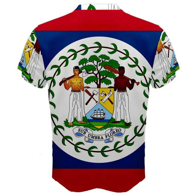 Updated Breathable Belize Home Football Shirt