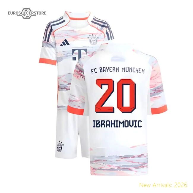 Luxury 2025-2026 Bayern Munich Away Mini Kit (ibrahimovic 20)