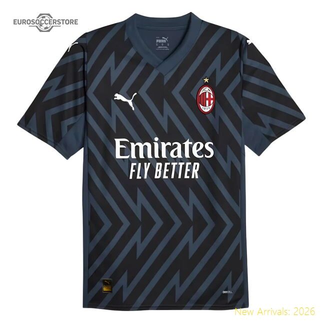 Outstanding 2023-2024 Ac Milan Goalkeeper Home Shirt (dark Night)