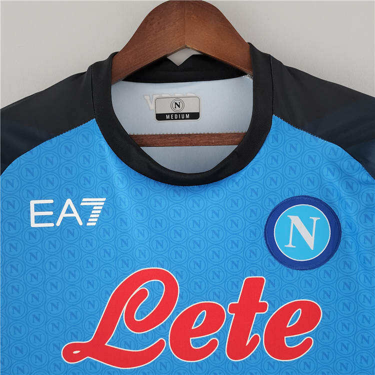 Napoli 2223 Soccer Shirt Home Blue Football Shirt - Official Replica