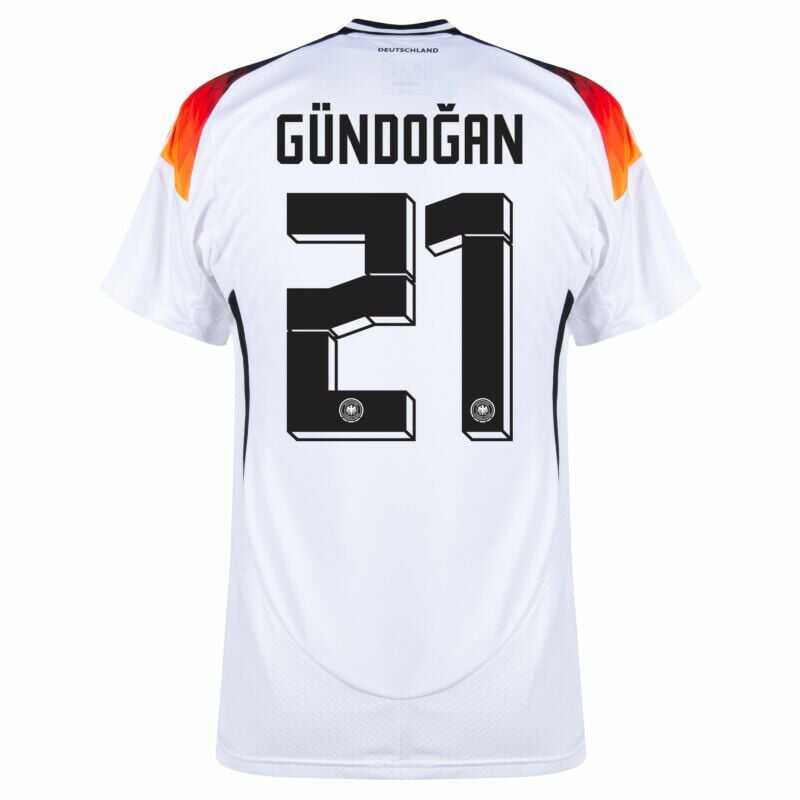 Germany Home Kids Football Shirt Set Soccer Shirt 2024-25 Edition Gundogan