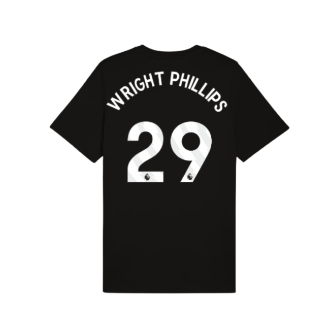 Man City Original 2025-2026 Man City FtblESS Tee (Black) (Wright Ph...