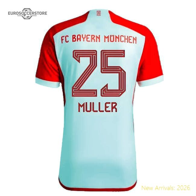 High-quality 2023-2024 Bayern Munich Home Jersey (muller 25)