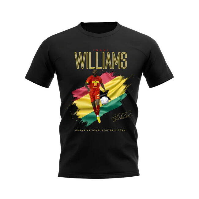 Premium-Quality Inaki Williams Ghana T-Shirt (Black)