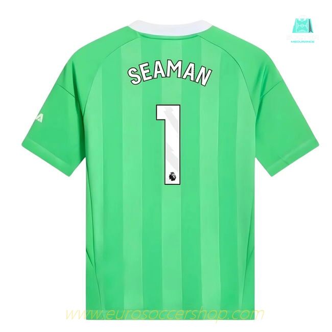 2025-2026 Arsenal Third Goalkeeper Shirt (Green) - Kids (Seaman 1)