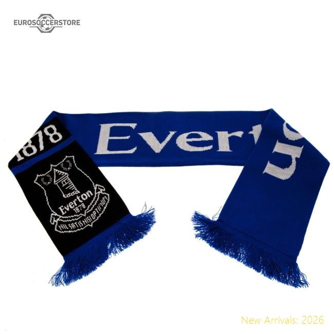 Official Everton Fc Nero Scarf - Premium Quality Football Apparel For