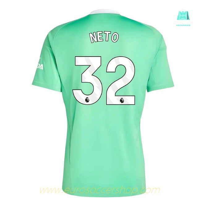 2025-2026 Arsenal Third Goalkeeper Shirt (Green) (Neto 32)