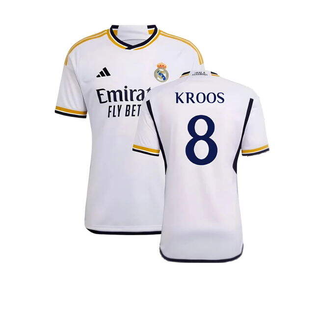 Camiseta Real Madrid Hombres Local 2023-2024 - Alta Calidad - Kroos 8