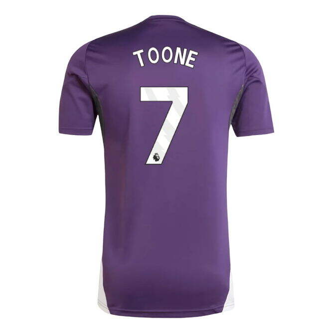 2025-2026 Man Utd Training Jersey (Aurora Plum) (Toone 7) - game day