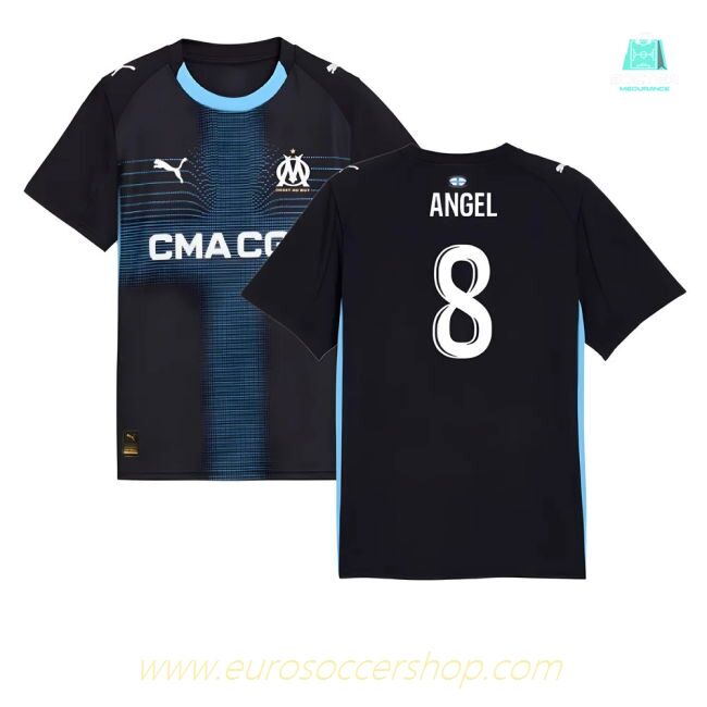 2025-2026 Marseille Away Shirt (Kids) (Angel 8)