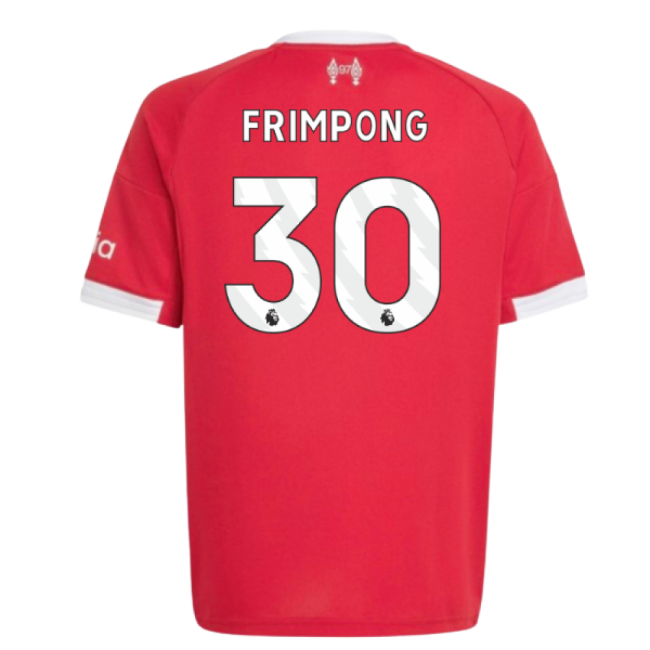 match worn 2025-2026 Liverpool Home Shirt (Kids) (Frimpong 30)
