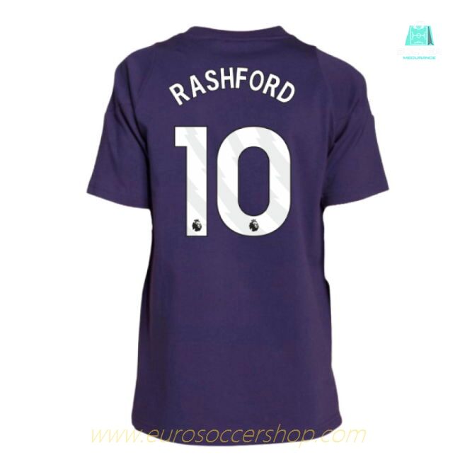 2025-2026 Man Utd Training Tee (Aurora Plum) - Kids (Rashford 10)