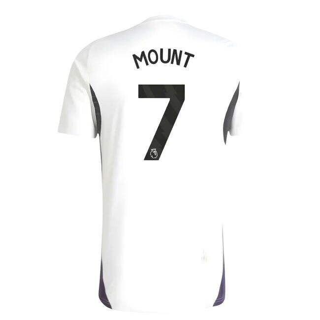 2025-2026 Man Utd Training Jersey (White) (Mount 7)