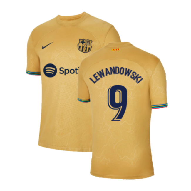 2022-2023 Barcelona Away Economic Football Shirt (Sponsored)