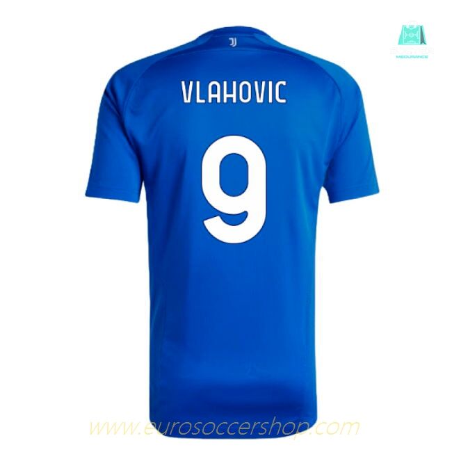 2025-2026 Juventus UBP Jersey (Royal) (Vlahovic 9)