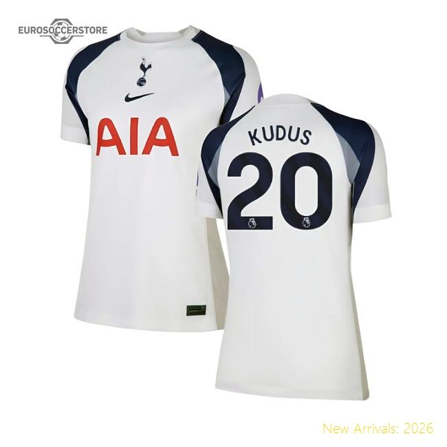 2025-2026 Thfc Home Shirt (womens) (kudus 20) - Official Edition