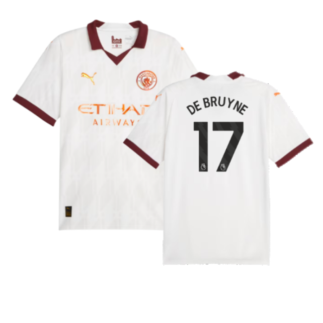 Top-Quality Man City BRUYNE 17 2023 2023-2024 Man City Away Shirt (...