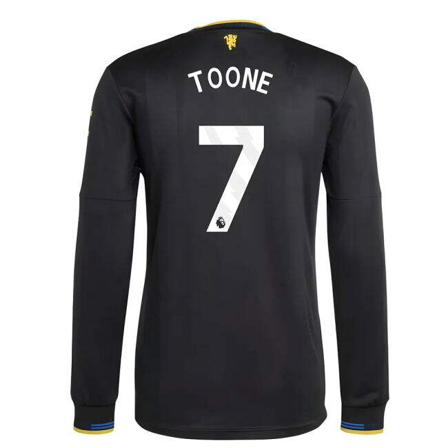 2025-2026 Man Utd Authentic Long Sleeve Third Shirt (Toone 7) - gam...