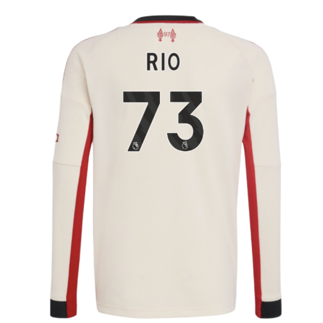 2025-20 Liverpool Away Soccer Jersey Rio #73 L S Kids