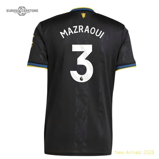 Authentic 2025-2026 Manchester United Third Shirt (mazraoui 3)