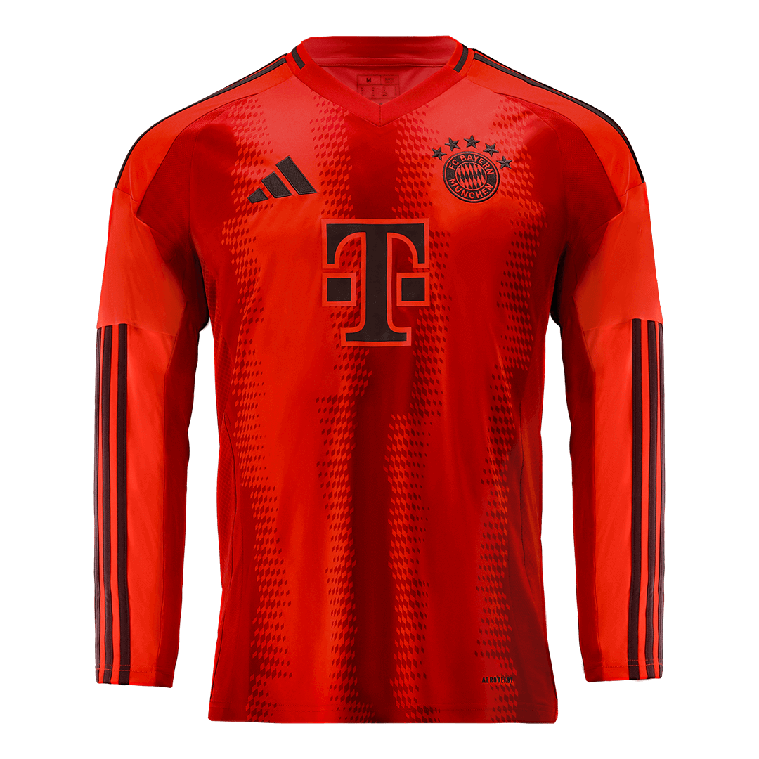 Bayern Munich Home Long Sleeve  Soccer Jersey 2024/25 Authentic Kit