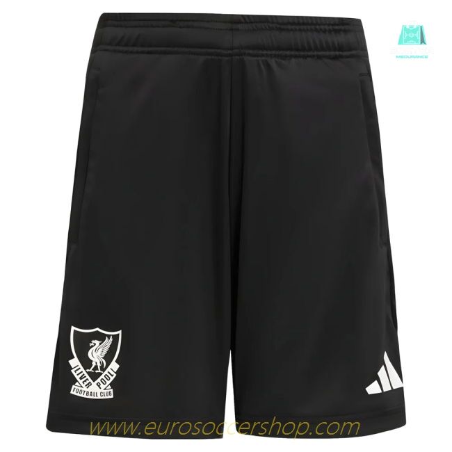 2025-2026 Liverpool EU Training Shorts (Black) - Kids