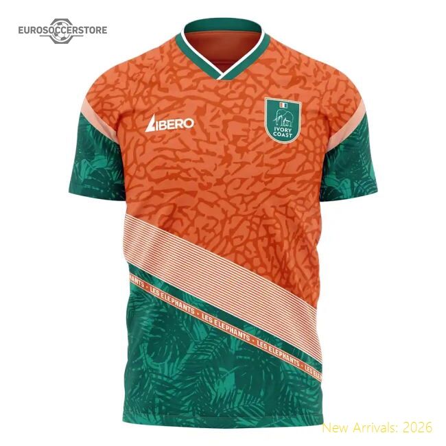 Official Ivory Coast 20252026 Away Kit () S3436chest