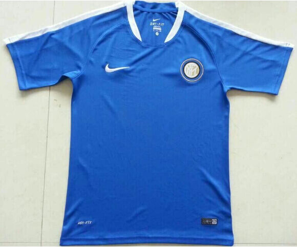 Inter Milan 2015-16 Blue Training Shirt - Official Replica 16430
