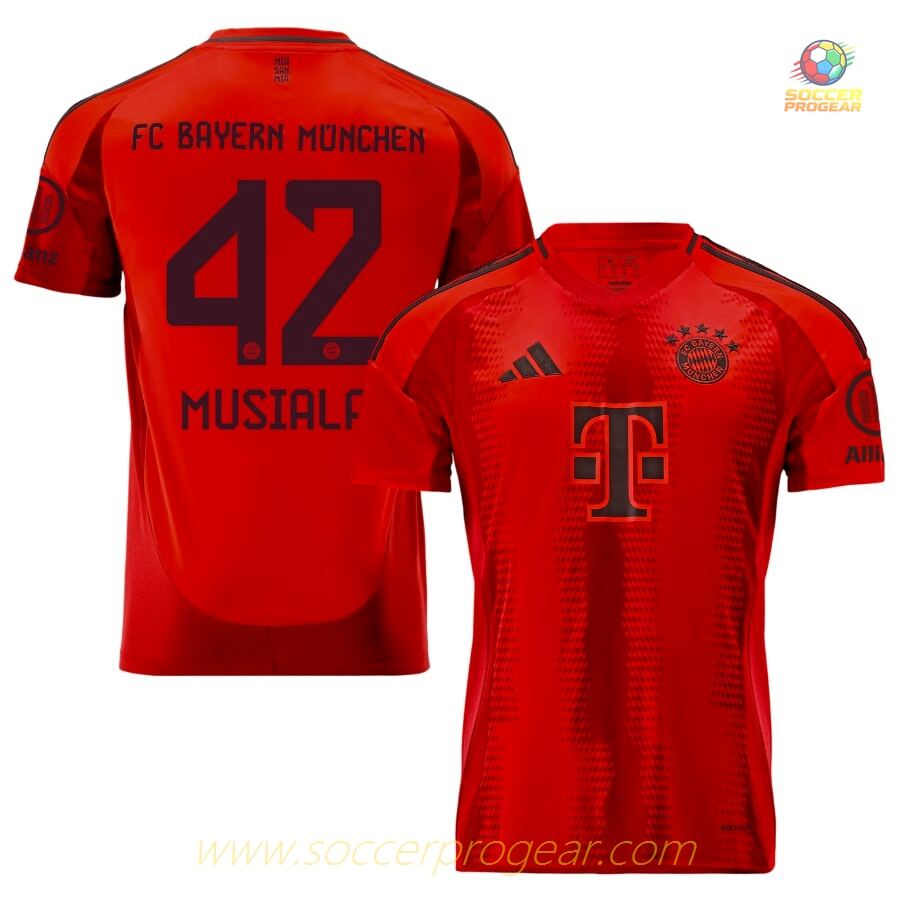 Soccer Team Shirt Bayern Munich Home 2024-2025 Season Musiala