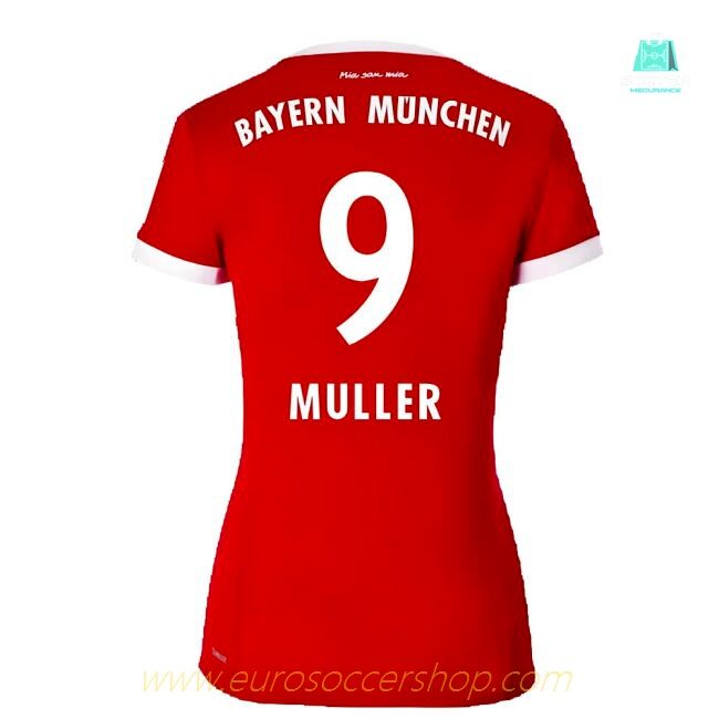 Bayern Munich 2017-18 Womens Home Shirt (XL) ((Excellent) XL) (Muller 9)