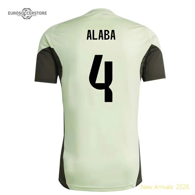First-class Training Real Madrid Alaba Jersey 2025-2026 Lightweight