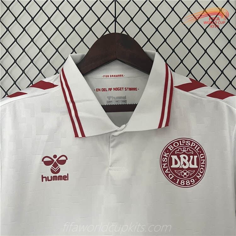 Denmark Soccer Uniform 2024 Euro 2024 Secondary