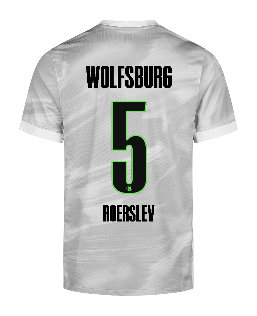 Wolfsburg 25-26 Season Away Jersey ROERSLEV Number 5