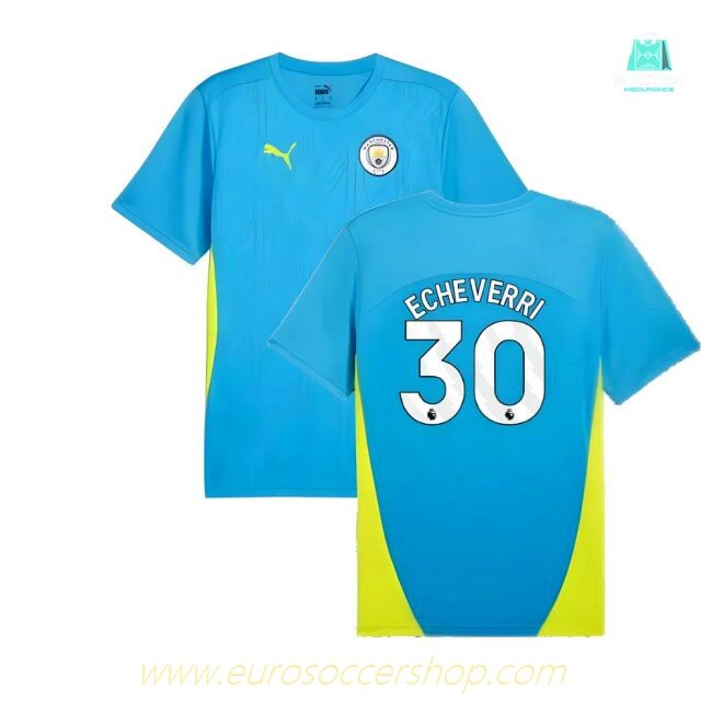 2024-2025 Man City Training Shirt (Magic Blue) (Echeverri 30)